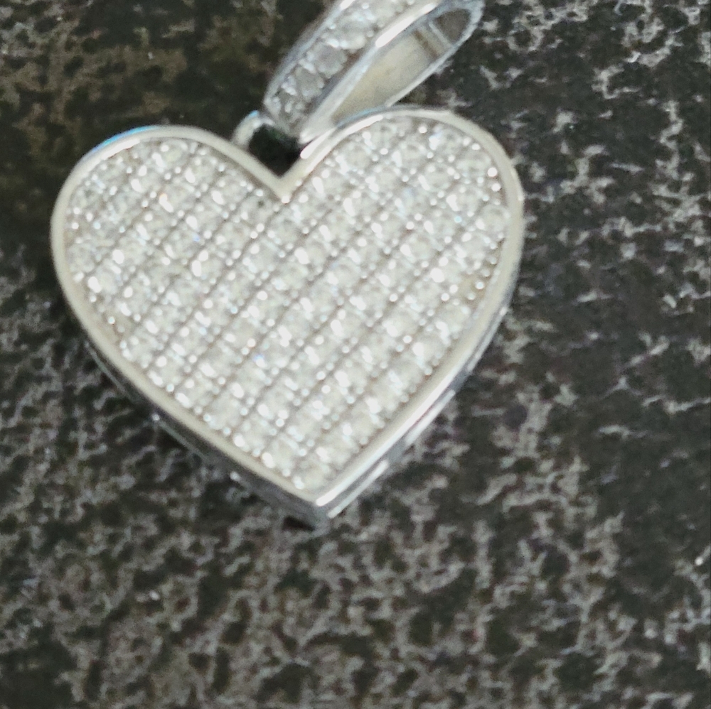 Silver Heart Pendant 925 silver - Picture 2 of 6
